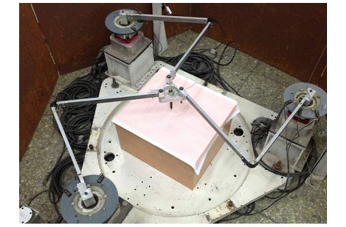 圖 1 平面3-RRR并聯(lián)平臺