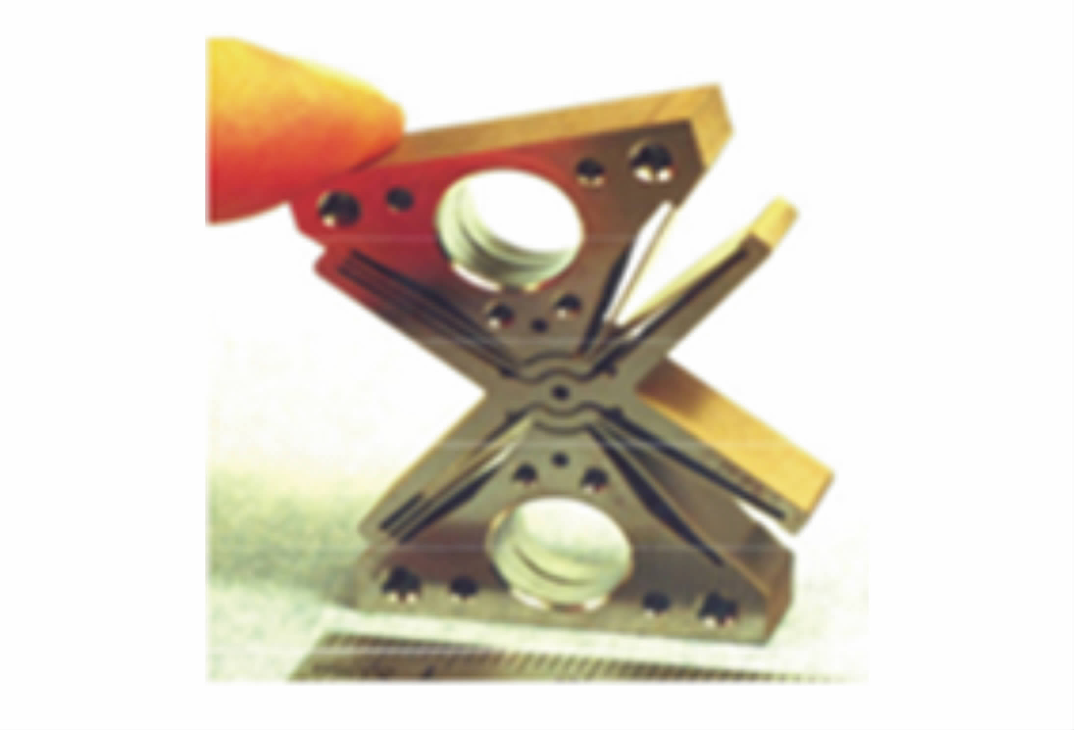 圖2 蝶形柔性鉸鏈