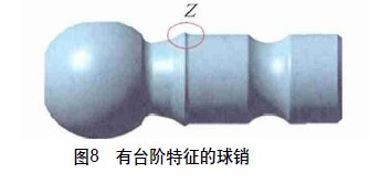 圖8 有臺(tái)階特征的球銷