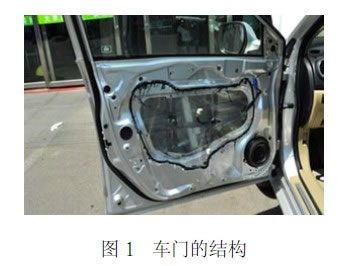 圖1 車門的結構
